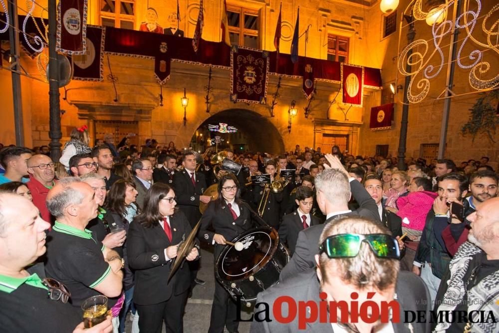 Entrada de bandas en Caravaca