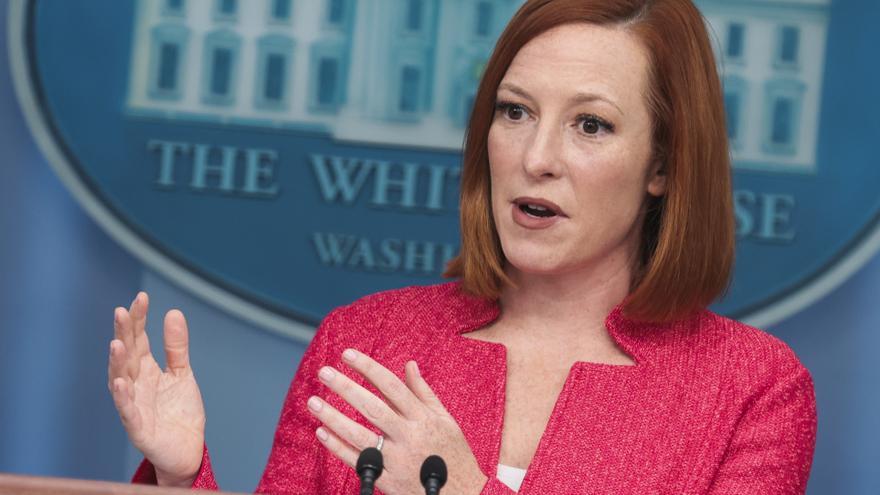 La portavoz de la Casa Blanca, Jen Psaki.