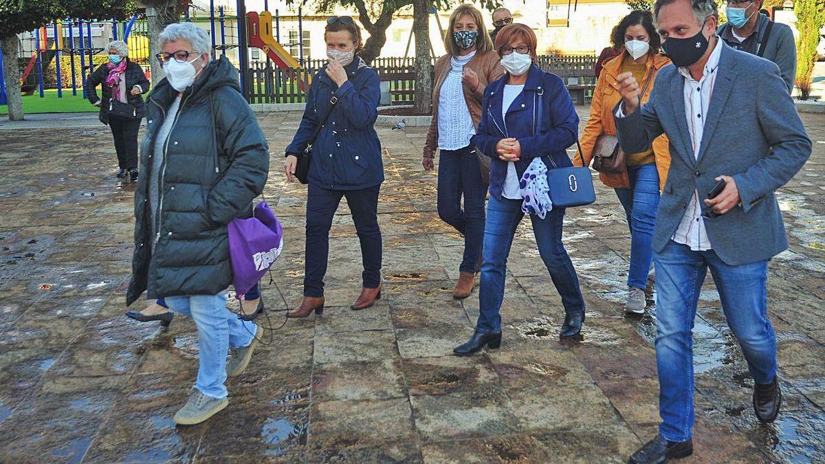 Participantes en la última reunióin del comité de empresa con el empresario Alfonso Caneiro.