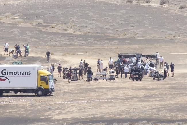 FUERTEVENTURA - BRAD PÌTT RODANDO UNA ESCENA DE LA PELICULA �?Allied�? - 24-05-16 - FOTO: GABRIEL FUSELLI