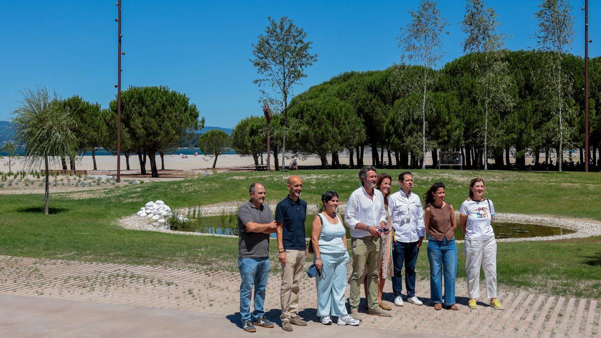 Así es la nueva zona verde de Vilagarcía, en O Ramal