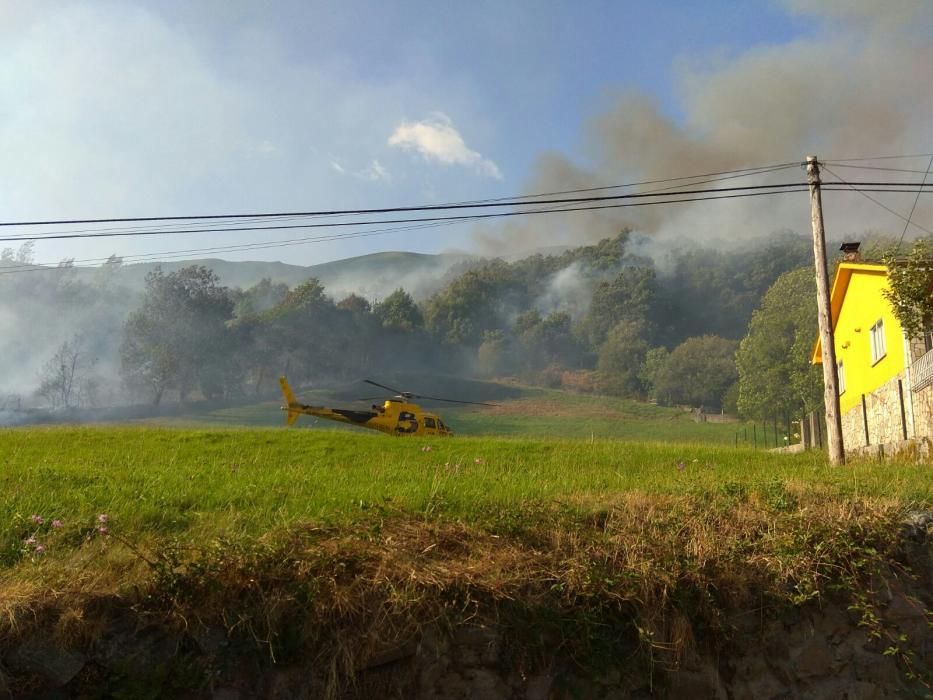 Incendio en Degaña