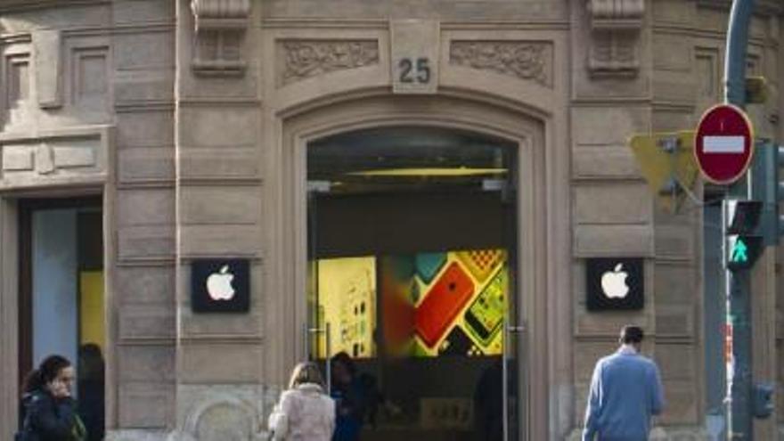 Botiga Apple a València.