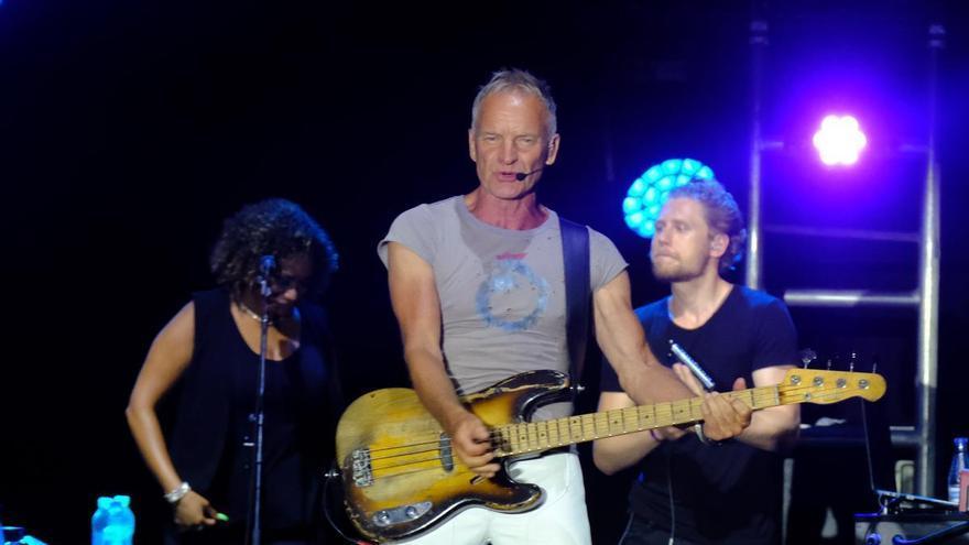 Sting, un policía para el mundo material, en Gran Canaria