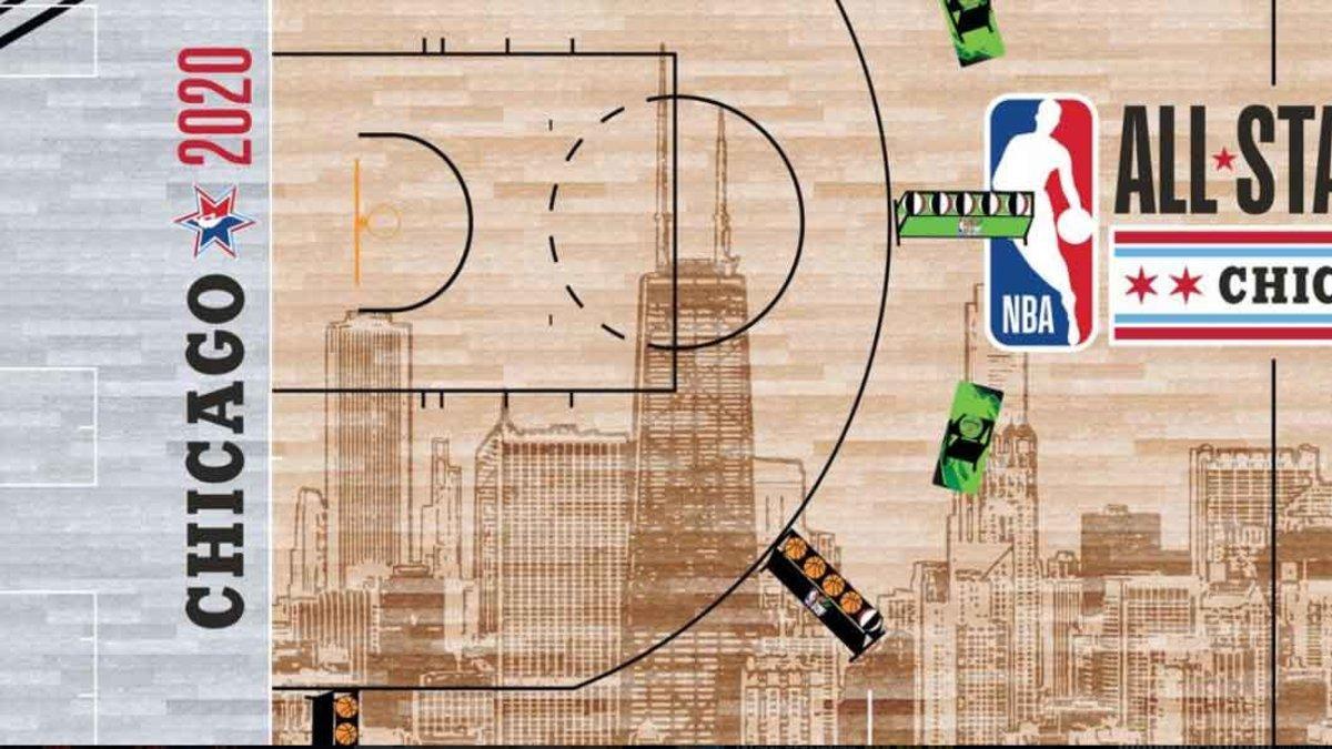 Este es el diagrama del nuevo formato en el concurso de triples de la NBA