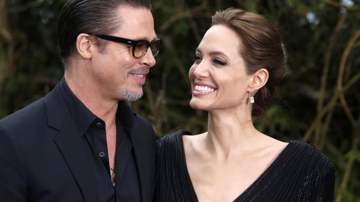 Brad Pitt y Angelina Jolie, el pasado mayo en Londres.