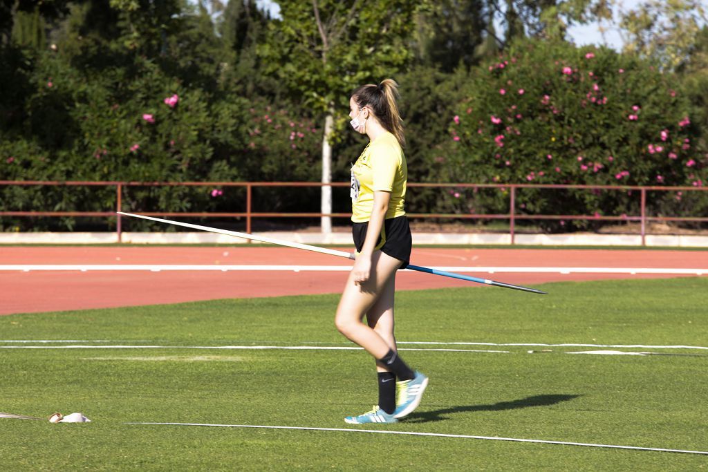 Campeonato regional de atletismo. Primera jornada