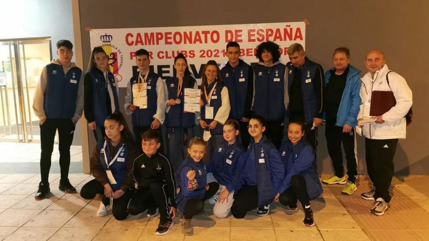 El Taemi de Mieres logra 6 medallas en el campeonato de España de taekwondo