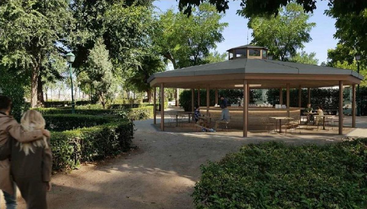 Así serán los quioscos del Parque de la Vega de Toledo