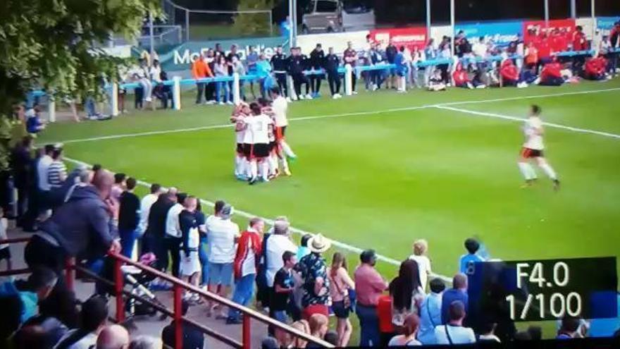 Gol en la final en Saint André-lez-Lille de Antonio García