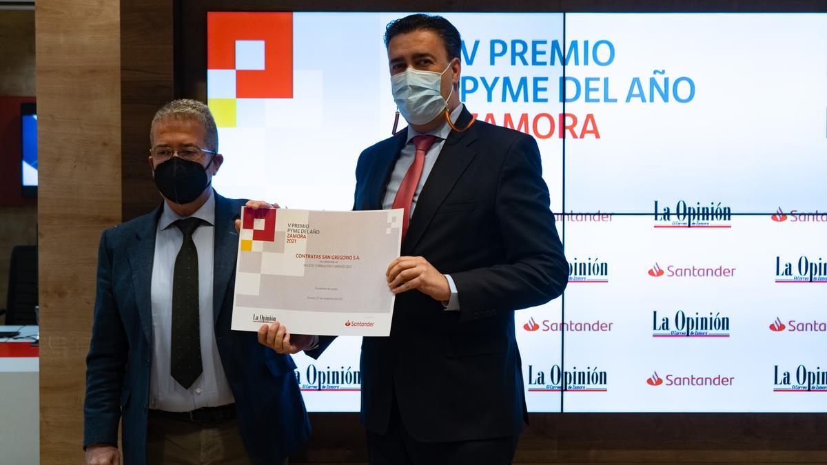 Premio a Contratas San Gregorio.