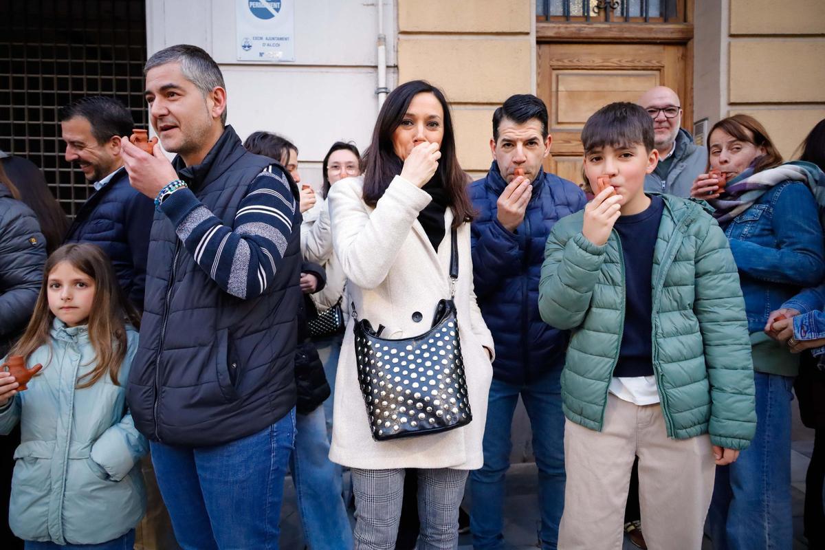 Els Xiulitets despiertan Alcoy