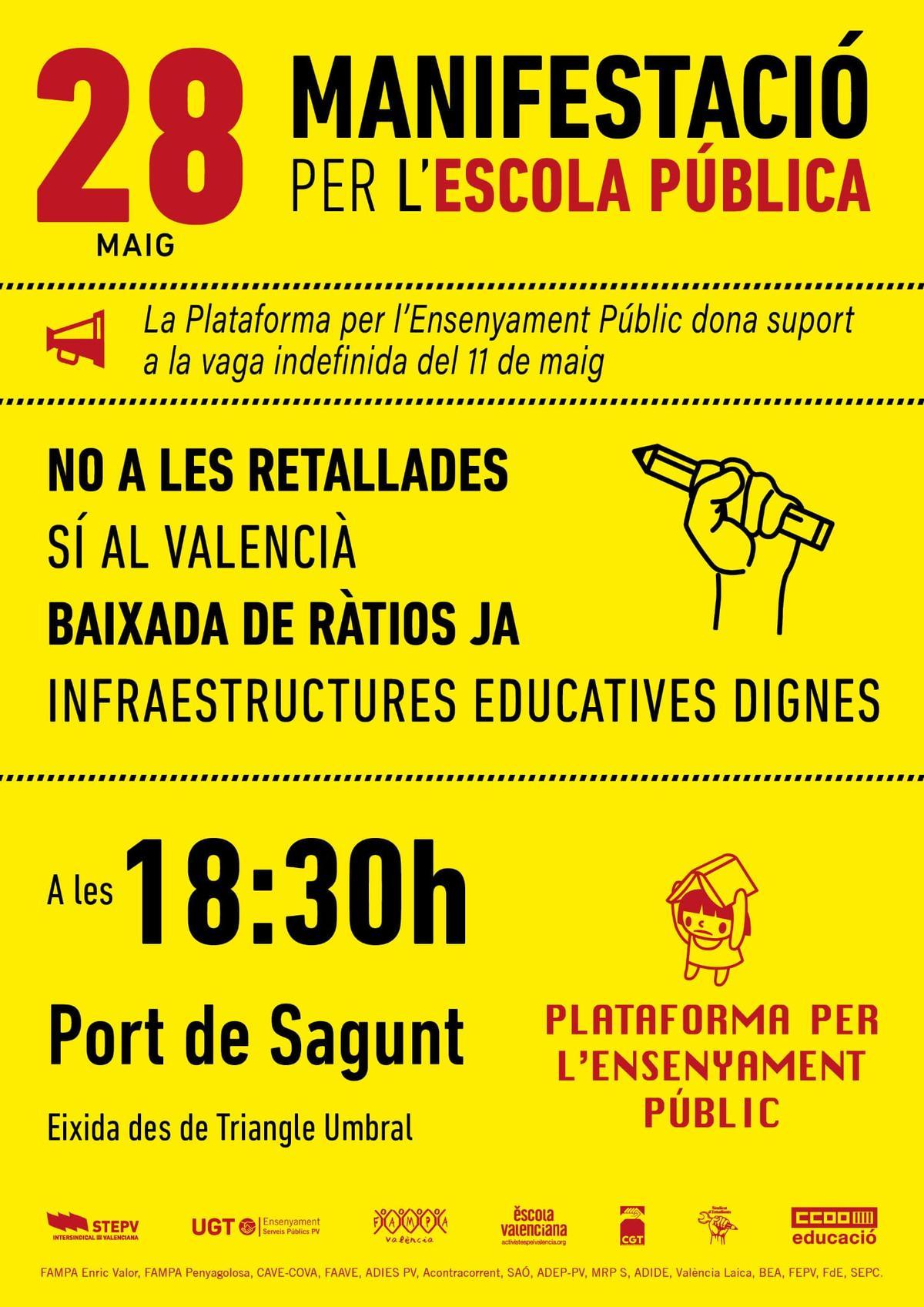 Cartel Manifestación