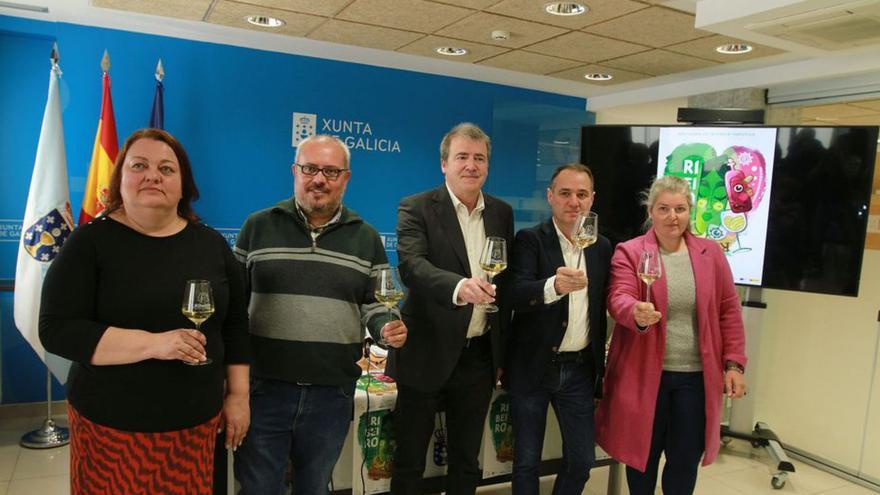 La presentación de la feria en la sede de la Xunta en Ourense.