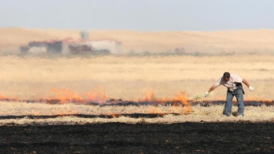 La Junta suspende las autorizaciones de quema por riesgo de incendio