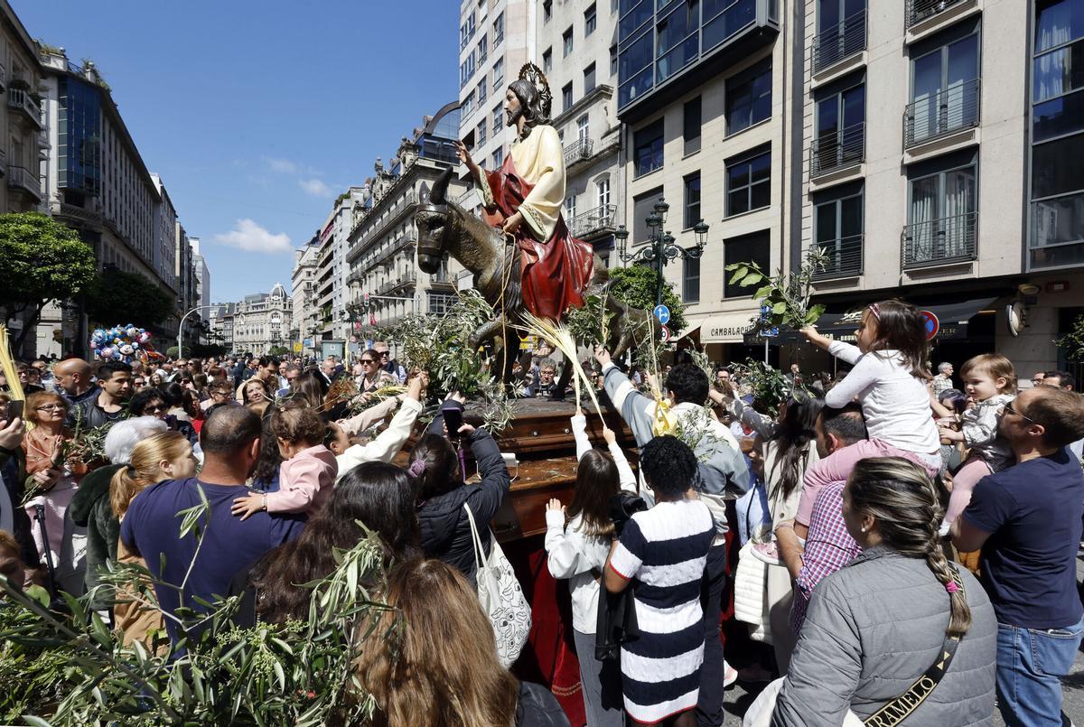 Procesión de la Borriquita en Vigo