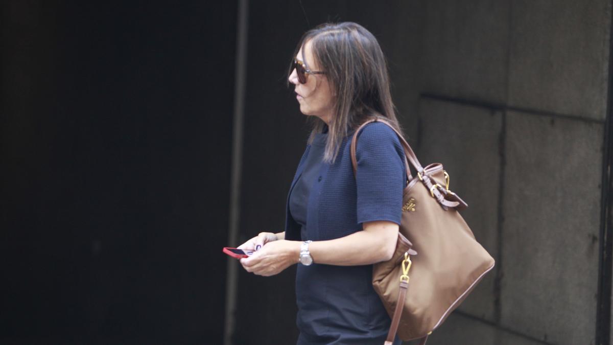 Mercè Gironés, ex mujer de Jordi Pujol Ferrusola, hijo del ex presidente catalán Jordi Pujol.