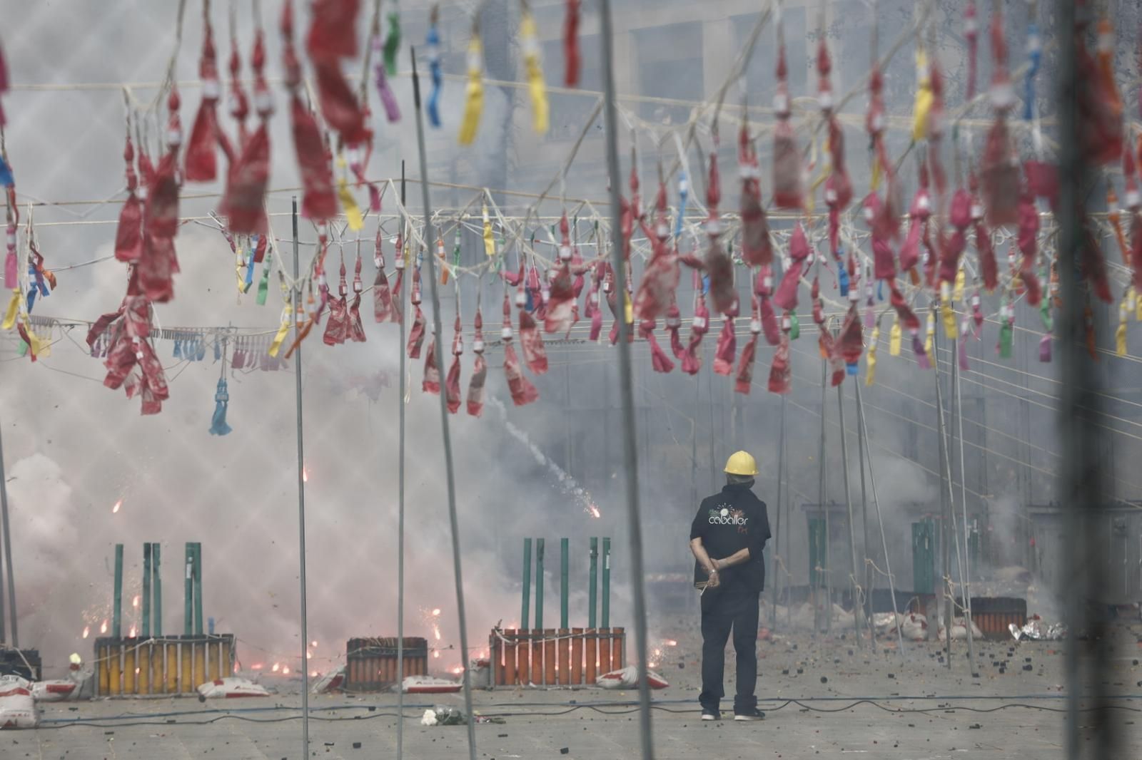 La mascletà del 19 de marzo, en imágenes