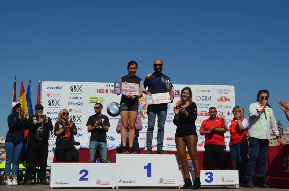 Ganadores de la Media Maratón de Cartagena