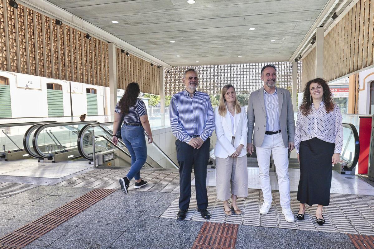 La Estación Intermodal de Palma finaliza la reforma de sus escaleras mecánicas después de varios meses de incidencias