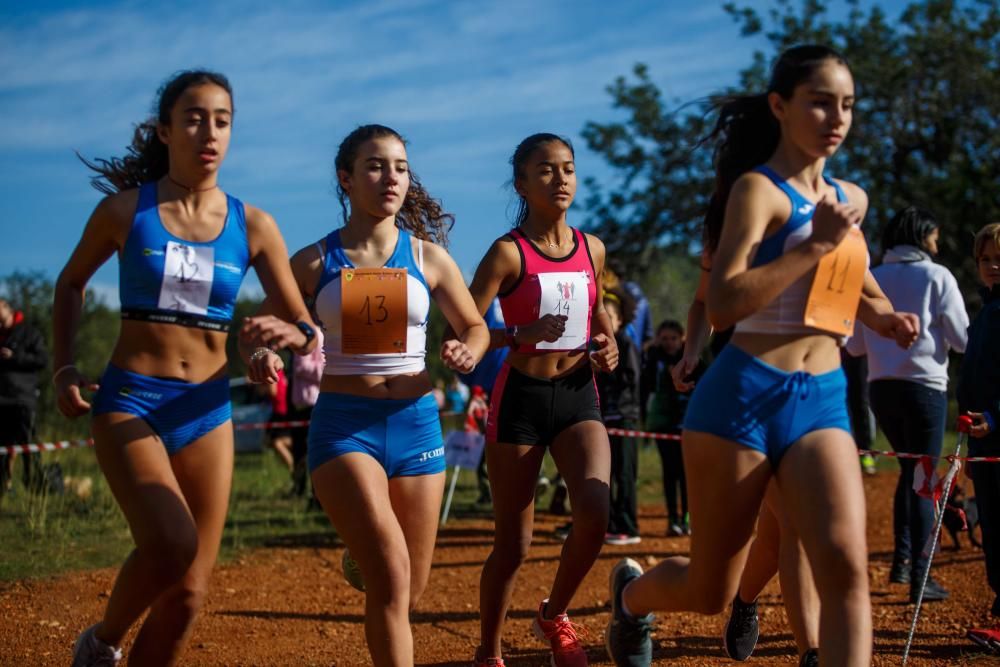 El circuito de cross de Buscastell acogió este sábado la primera prueba de campo a través de la temporada en Ibiza para categorías inferiores