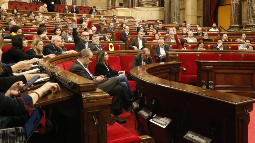 Pla general del ple del Parlament del 19 de desembre