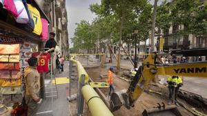 Fins a 38 obres afectaran aquest estiu l’espai públic a Barcelona i el carrer de Muntaner es tallarà durant 13 mesos