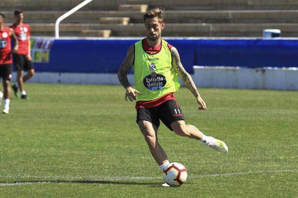 El Dépor prepara en Benidorm el partido del Elche