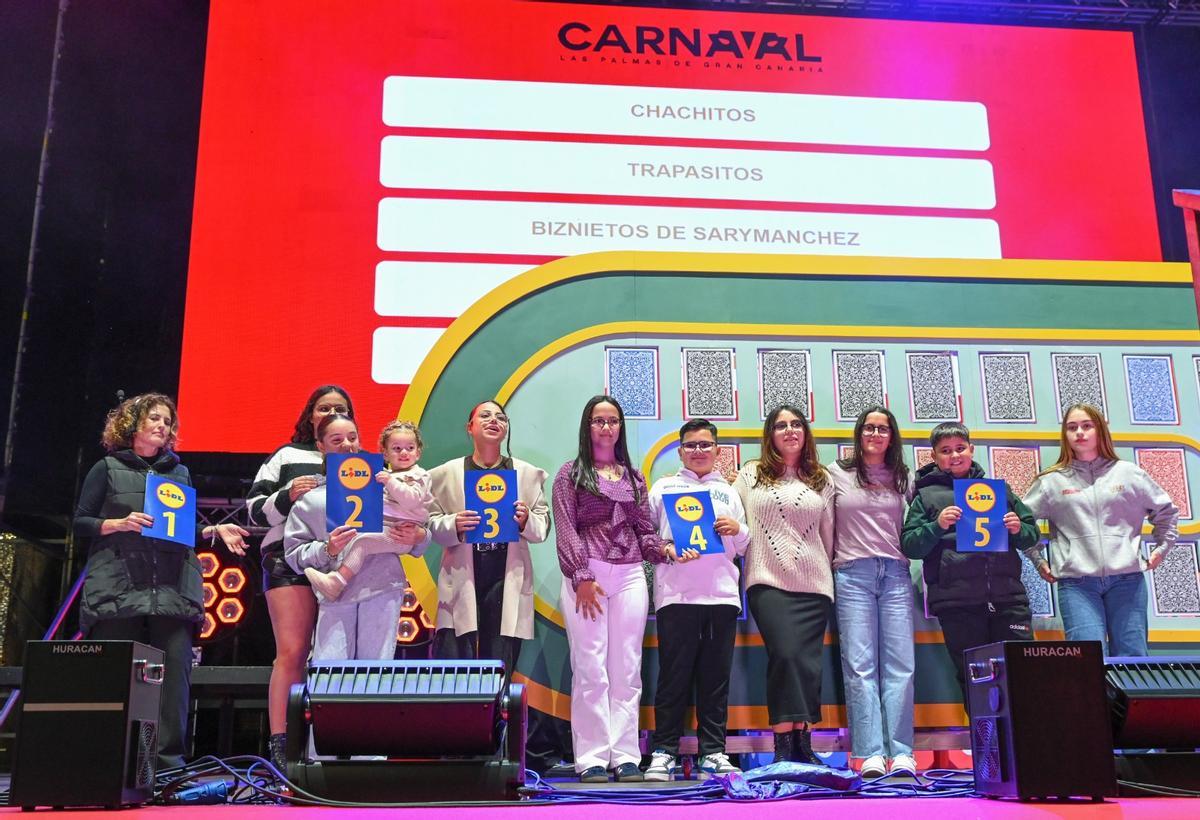 Orden de los concursos del Carnaval de Las Palmas de Gran Canaria 2026
