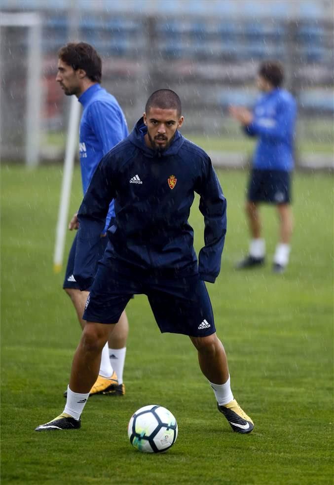 Sesión de entrenamiento del Real Zaragoza