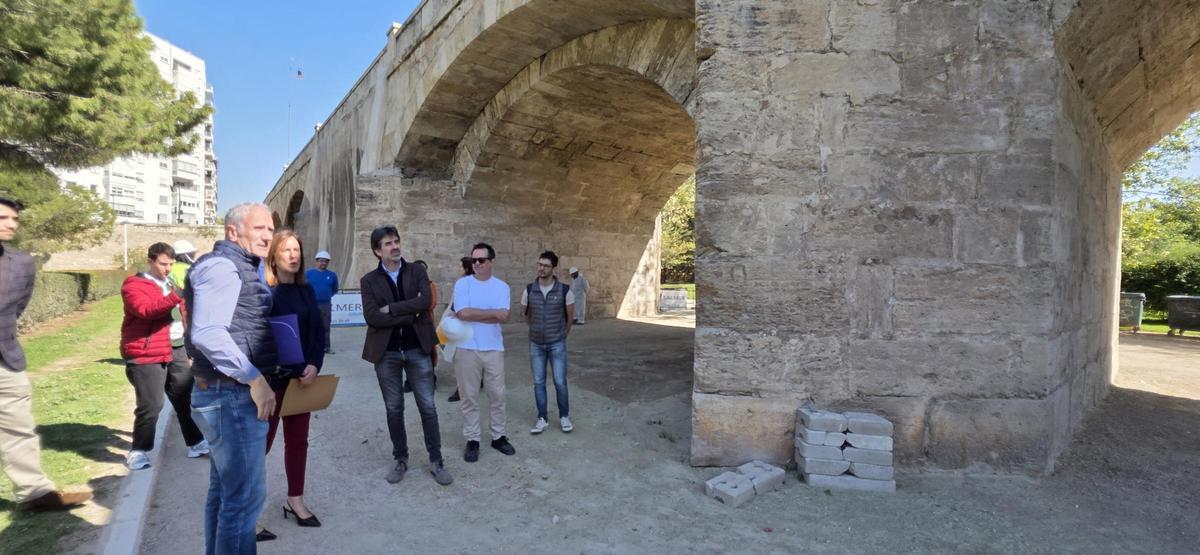 Catalá y el concejal José Luis Moreno visitaron las obras