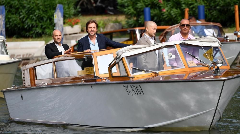 Javier Bardem, Jennifer Lawrence y Michelle Pfeiffer, en Venecia