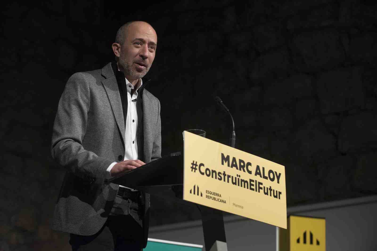 Acte de presentació de l'alcaldable per ERC a Manresa, Marc Aloy