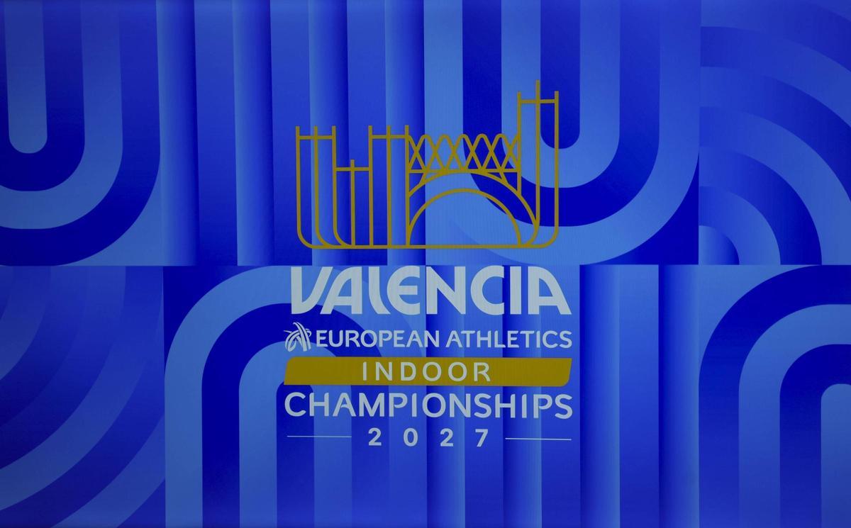 Logo oficial del Campeonato de Atletismo de Europa València 2027