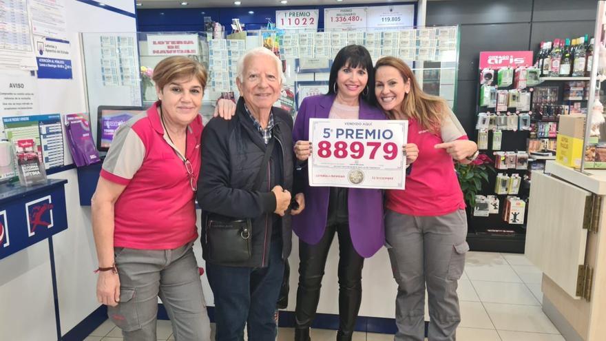 El  88979, un quinto premio, cae repartido entre la provincia de Las Palmas y en Tenerife