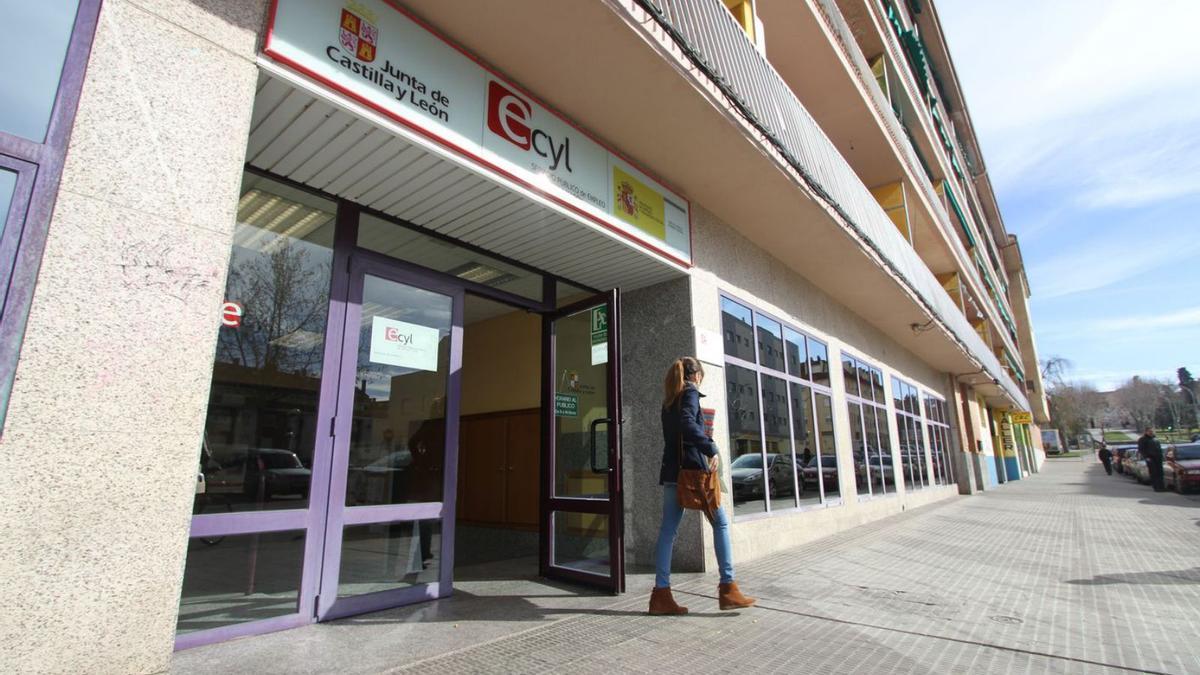 Oficina del Servicio de Empleo de Castilla y León, donde se inscriben los desempleados.