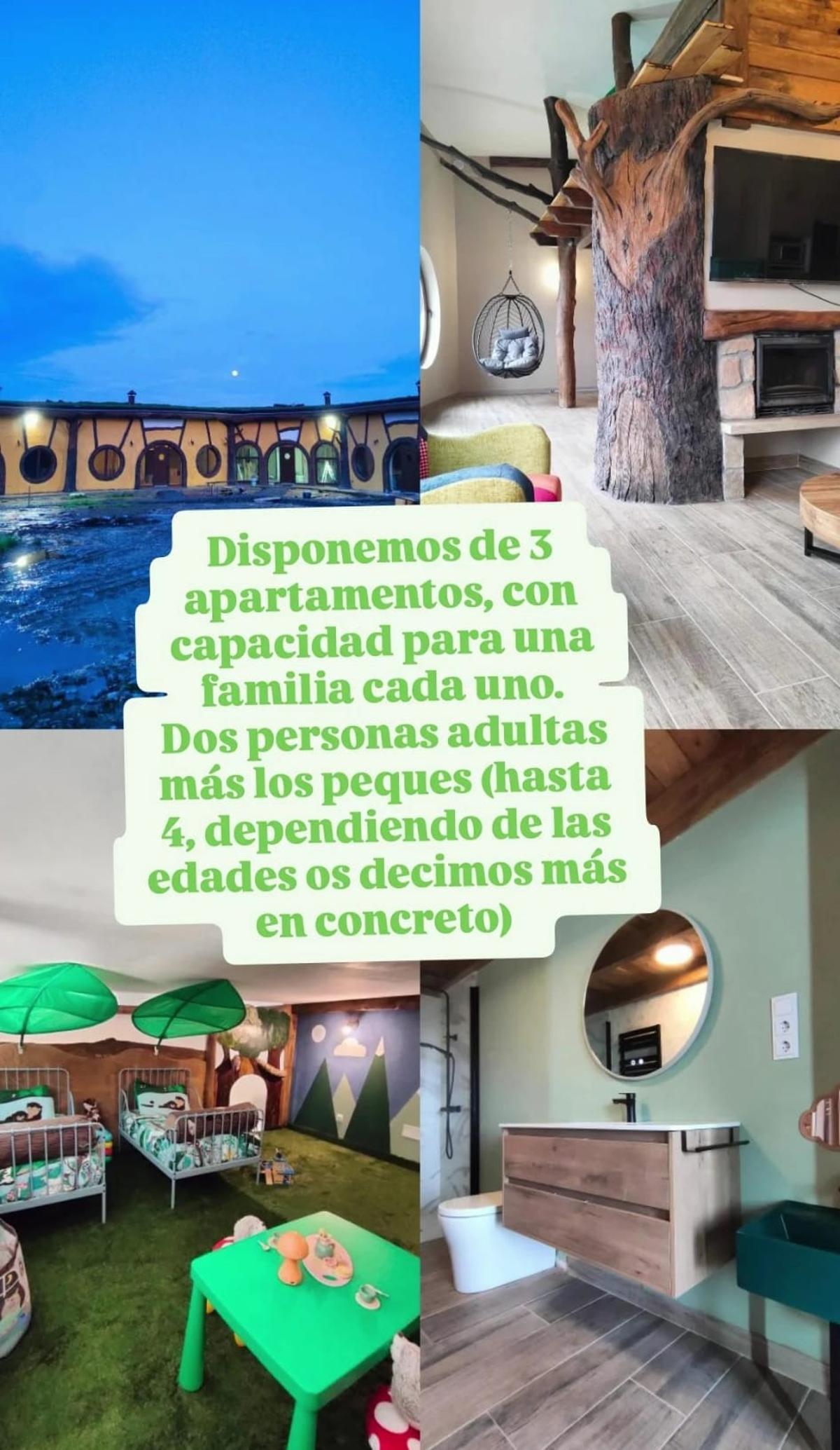 Varias imágenes de los apartamentos