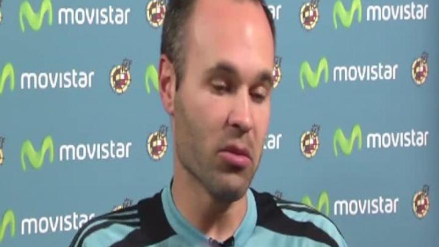 Iniesta: “Espero estar los años que me queden donde deseo”