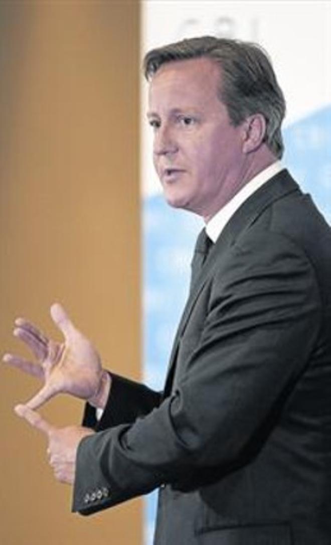 Cameron entra de lleno  en la campaña de Escocia