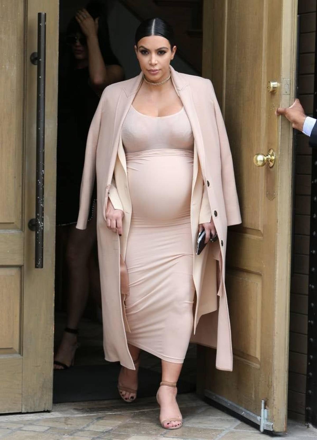 Kim Kardashian, embarazada de su segundo hijo, Saint West (2015)