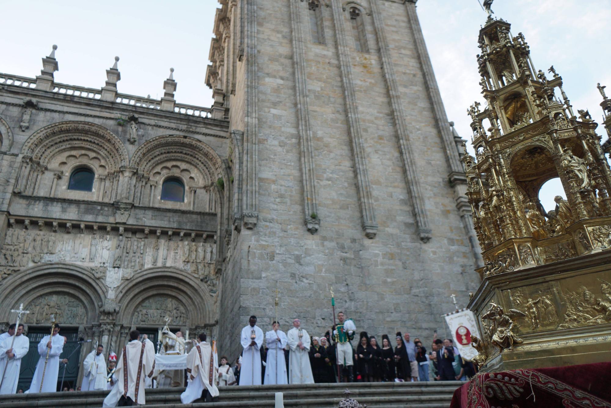 Así fue la procesión del Corpus Christi en Santiago de Compostela