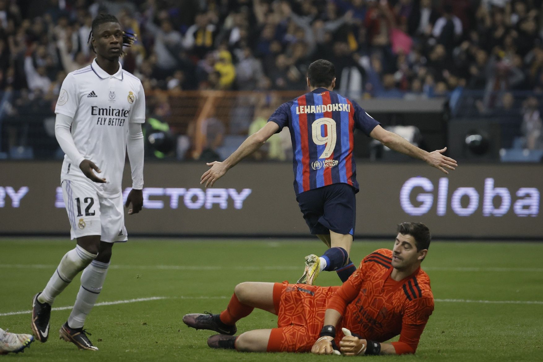 Les millors imatges de la final de la supercopa entre el Madrid i el Barça