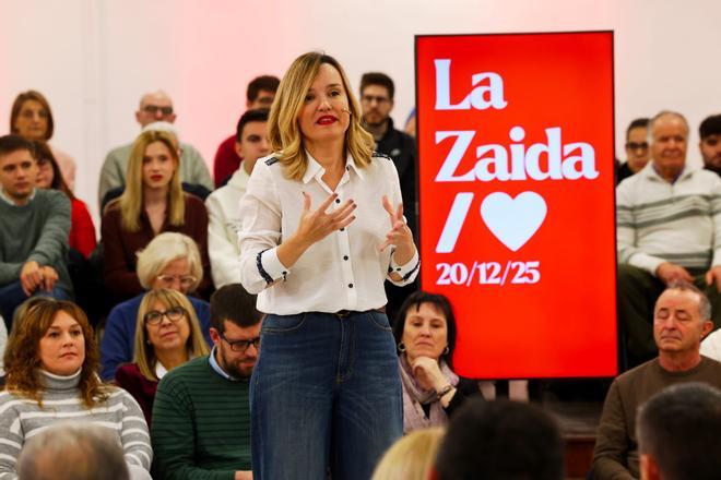 En imágenes | Pilar Alegría lanza su candidatura a las elecciones de Aragón desde La Zaida