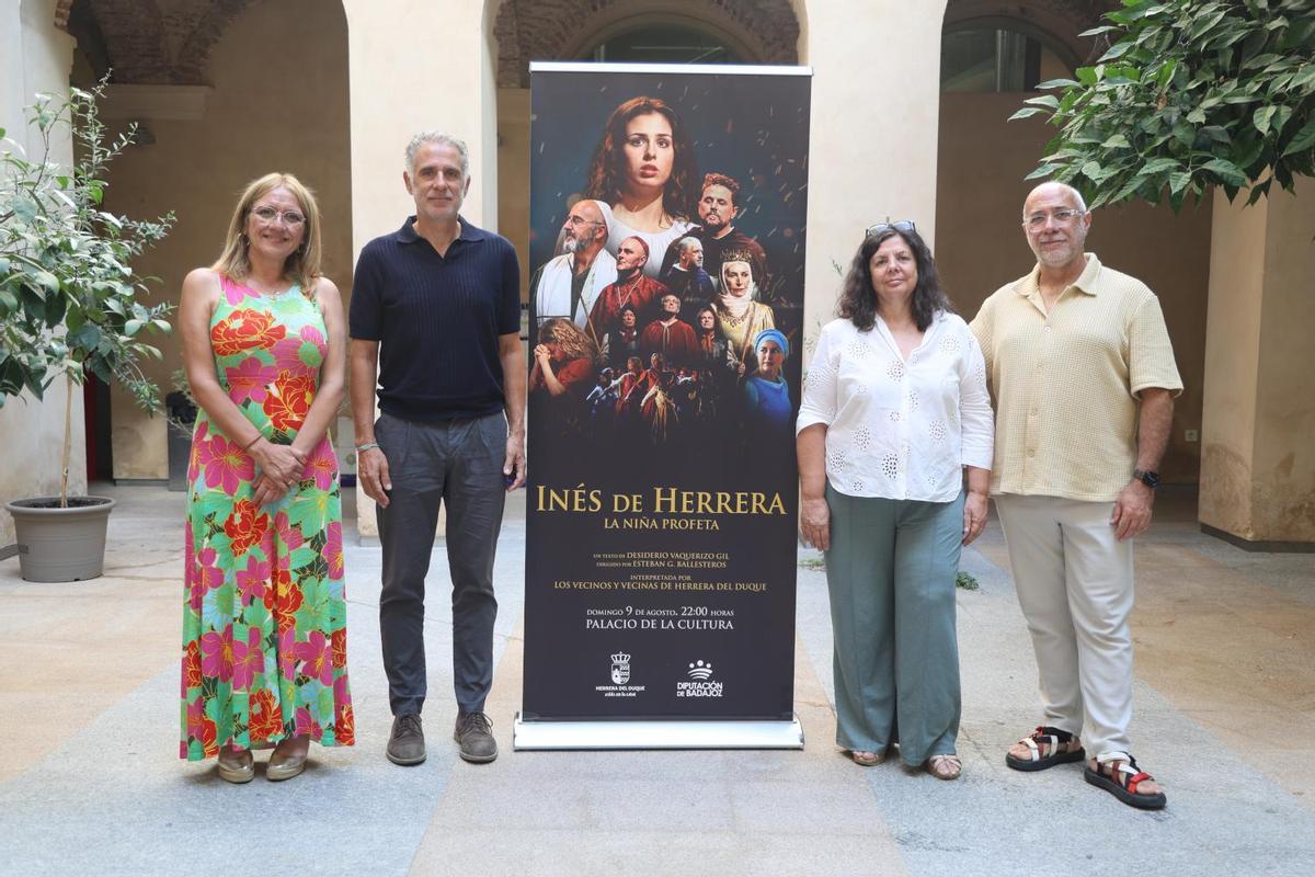 Presentación oficial de la representación teatral 'Inés de Herrera, la Niña Profeta'.