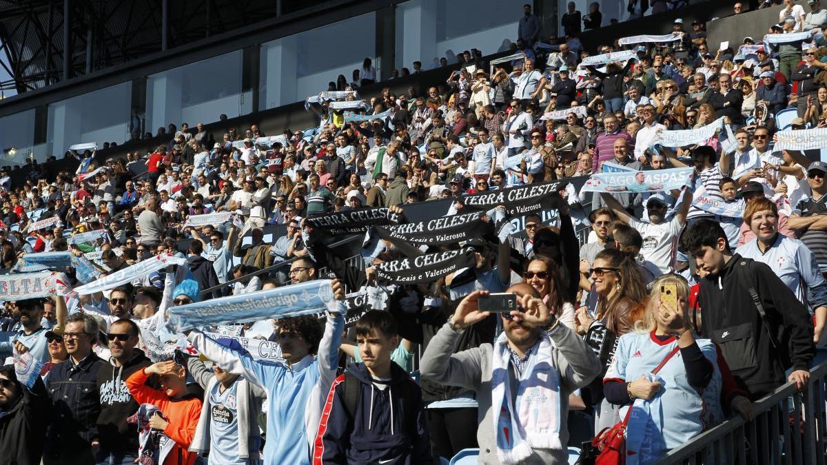 La afición arlequinada espera poder ocupar una parte de la grada de Balaídos.