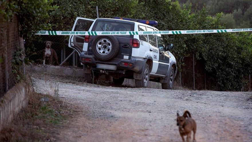 La Guardia Civil en el lugar del suceso.