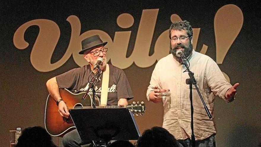 Pancho Varona i el cuiner de l&#039;any Diego Alías en concert al Voilà!