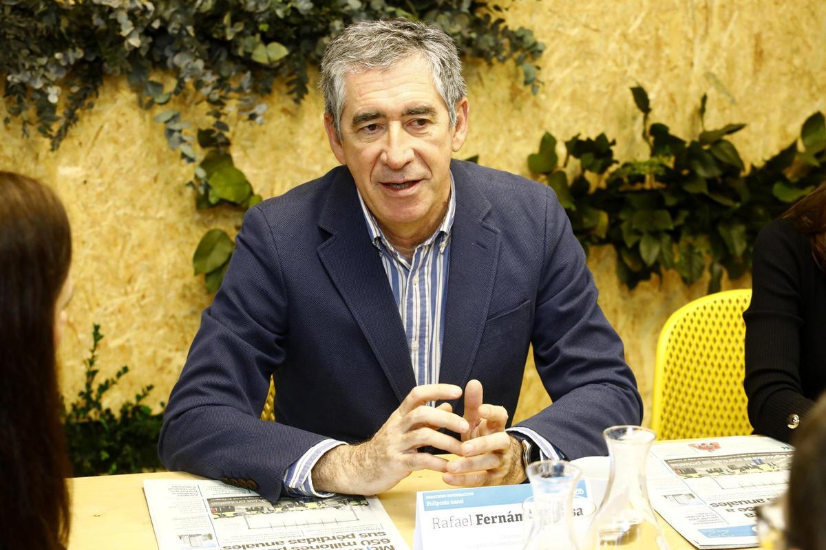Rafael Fernández, jefe de Sección de Otorrinolaringología del Hospital Universitario Miguel Servet.