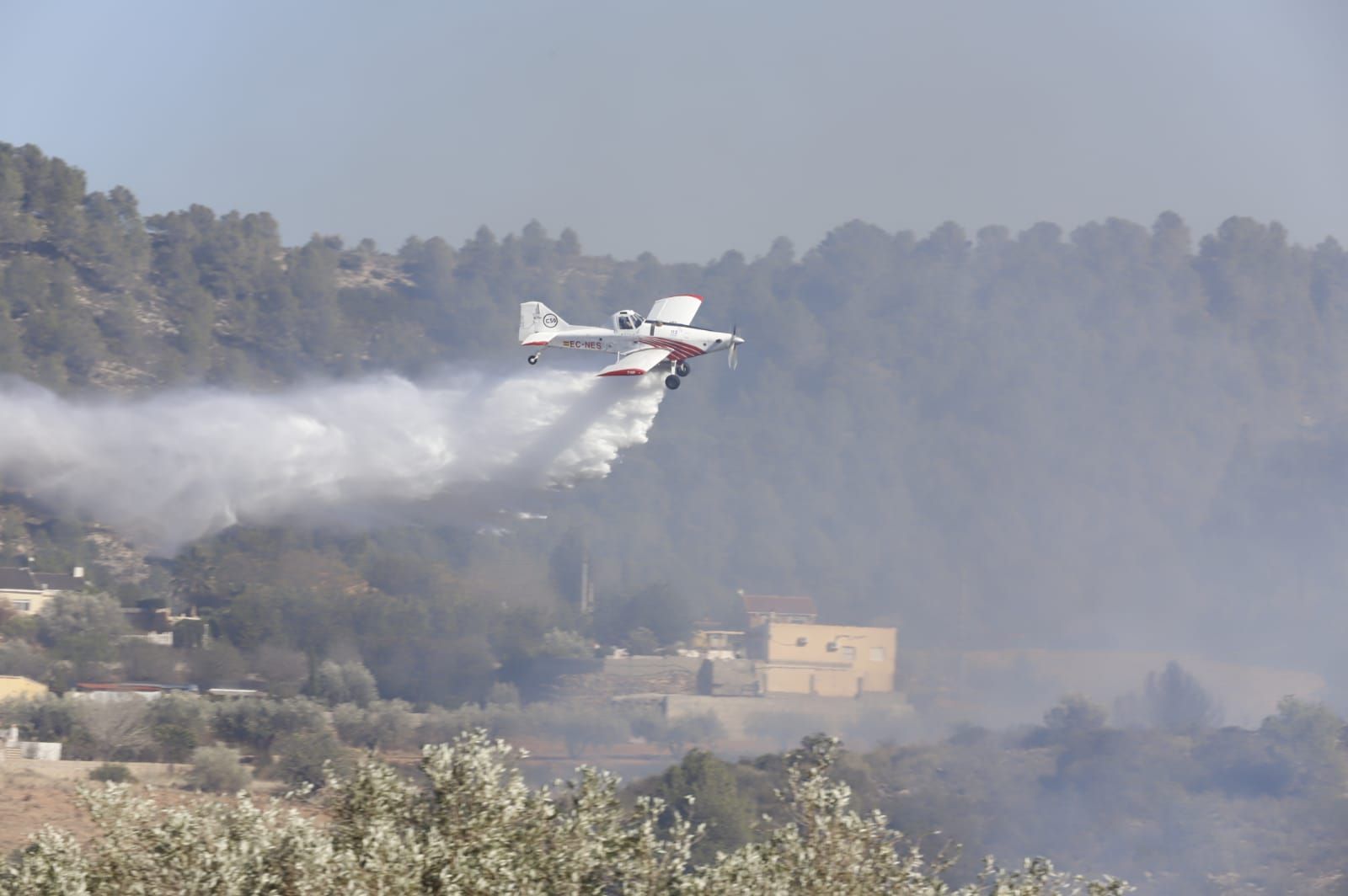 Las imágenes del incendio de Real