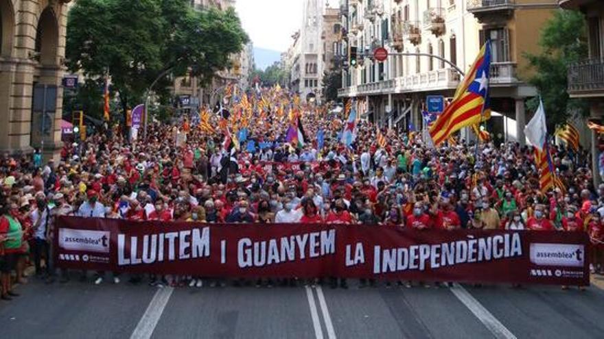 Les millors imatges de la Diada 2021 | La manifestació de l'11-S a Barcelona